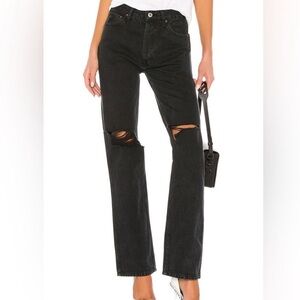 Re/Done Ultra High Rise black jeans (size 23)